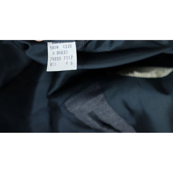 VINTAGE MEN'S BLUE STRIPED BLAZER JACKET SPORT COAT - LEVI'S ACTION SUIT - 42S - Picture 7 of 10